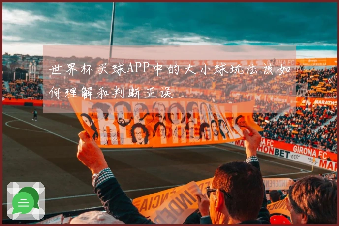 世界杯买球APP中的大小球玩法该如何理解和判断正误