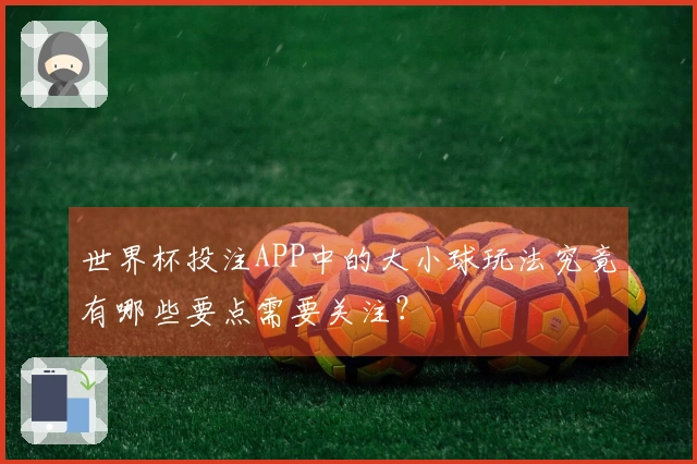世界杯投注APP中的大小球玩法究竟有哪些要点需要关注？