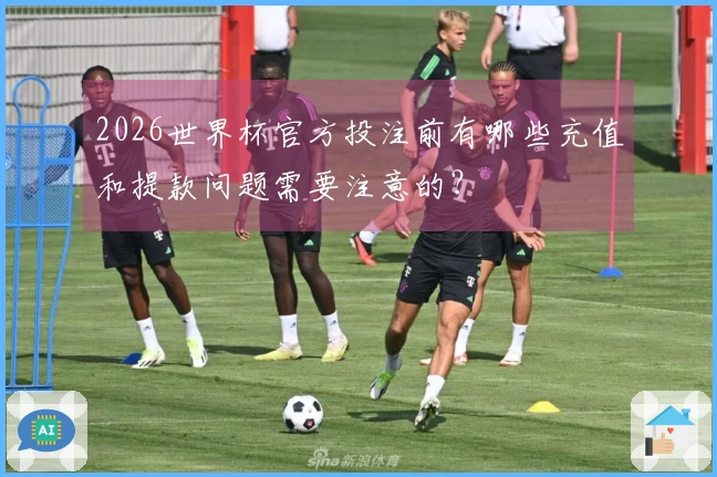 2026世界杯官方投注前有哪些充值和提款问题需要注意的？