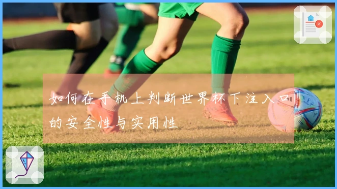 如何在手机上判断世界杯下注入口的安全性与实用性